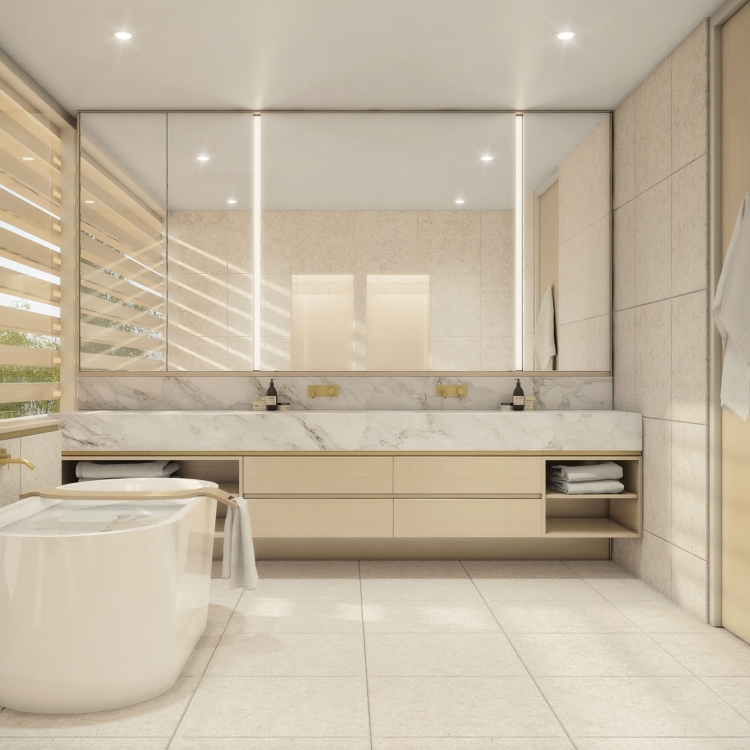 Castlecrag master ensuite bathroom