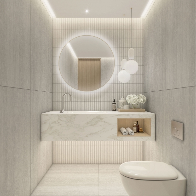 Balmoral Powderroom Stone option