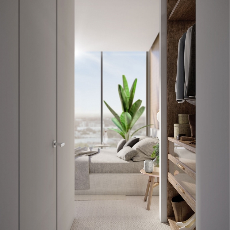 Sydney CBD Apartment - bedroom wardrobe